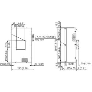 Unidade de Regeneração MELSERVO J2S Mitsubishi Electric MR-RB5H-4 (H350mm x W130mm x D223mm) — SKU MR-RB5H-4