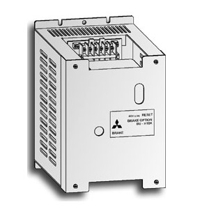 Unidade de Frenagem Mitsubishi FREQROL A700/F700 75kW/100HP 3P 400V MT-BU5-H75K — SKU MT-BU5-H75K — Equivalent to MTBU5H75K