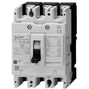 Disjuntor Caixa Moldada WS-V NF-S Mitsubishi NF125-SV3P80A 80A 3P 30kA (400V) Térmico-Magnético - NF125-SV3P80A