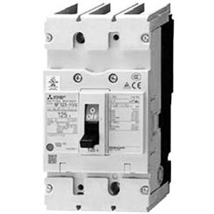 Disjuntor Caixa Moldada (MCCB) UL489 NF-S Mitsubishi NF125-SVU3P40AS 3P 40A 480Vac 30kA Térmico-Magnético com Terminais - ...