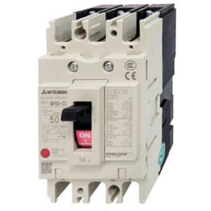 Disjuntor Caixa Moldada WS-V NF-C Mitsubishi 3P 4A 5kA (400V) Conexão Frontal NF63-CV3P4A - NF63-CV3P4A