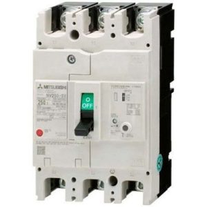 Disjuntor Motor (MCCB) com Proteção DR WS-V NV-S Mitsubishi NV250-SV3P225A100 3P 225A 100mA-500mA (Ajustável) - NV250-SV3P...
