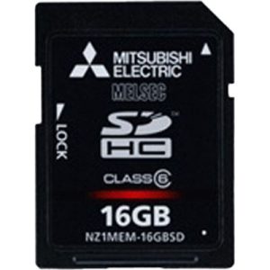 Cartão de Memória SD para CLP MELSEC iQ-R Mitsubishi Electric NZ1MEM-2GBSD 2GB - NZ1MEM-2GBSD