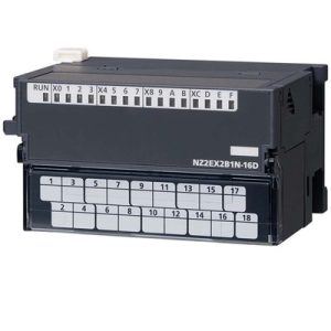 Módulo Expansão de Entradas Digitais CC-Link IE Field NZ2 Mitsubishi Electric 16DI com Bornes e Revestimento NZ2EX2B1N-16D...