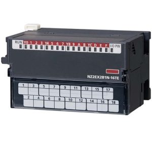 Módulo Expansão Saída Digital CC-Link IE Field NZ2 Mitsubishi Electric 16DO (24Vdc Source) com Bornes Parafuso e Revestime...