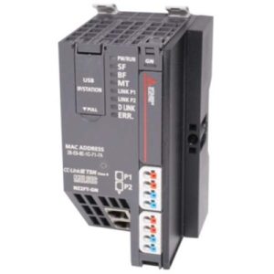 Módulo Head Station/Bridge CC-Link IE TSN NZ2FT Mitsubishi Electric, para instalação em painel, bornes mola, 24Vdc, comuni...