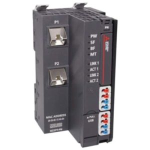 Módulo Head Station/Bridge PROFINET NZ2FT Mitsubishi Electric para I/O Remoto, 24Vdc, Bornes Mola, para Painel NZ2FT-PN - ...