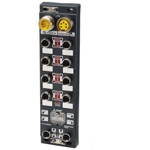 Módulo de Saída Digital Remota CC-Link IE Field NZ2GF Mitsubishi Electric 16DO (24Vdc Source) IP67 com Conectores M12 e 7/...