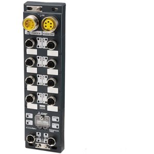 Módulo de Entrada Digital Remoto CC-Link IE Field NZ2GF Mitsubishi Electric 16DI IP67 com Conectores M12 e 7/8" NZ2GF12A4-...