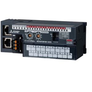 Módulo Remoto de Saída Digital CC-Link IE Field NZ2GF Mitsubishi Electric 16DO (24Vdc Sink) Bornes Parafuso NZ2GF2B1N1-16T...
