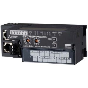 Módulo de Entrada Analógica Remota CC-Link IE Field NZ2GF Mitsubishi Electric 18AI (4-20mA/1-5Vdc) 24Vdc Bornes Parafusos ...