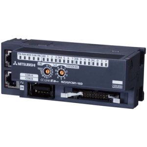 Módulo de Entrada Digital Remoto CC-Link IE Field NZ2GF Mitsubishi Electric NZ2GFCM1-16D 16 Entradas Digitais 24Vdc para P...