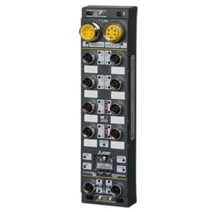 Módulo I/O Remoto Digital Misto CC-Link IE Field NZ2GF Mitsubishi Electric NZ2GFS12A2-14DT 12DI/4DO IP67 24Vdc Conectores ...