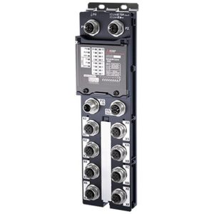 Módulo de Entrada Digital Remoto Bloco NZ2GN CC-Link IE TSN Mitsubishi Electric 16DI (IP67) - Conectores M12 - NZ2GN12A4-1...