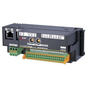 Unidade Remota de Entrada Digital CC 24V Segurança CC-Link IE Field NZ2GN Mitsubishi Electric 8 Entradas com Bornes Mola e Revestimento
