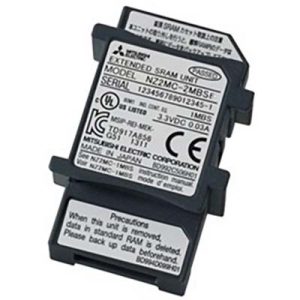 Cassete de Memória SRAM para CLP Mitsubishi Electric NZ2MC, 2MB, Série Automação Industrial NZ2MC-2MBSE - NZ2MC-2MBSE