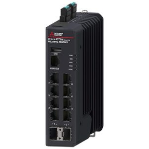 Switch Ethernet CC-Link IE TSN 8 Portas MELSEC-Q QnU Mitsubishi Electric NZ2MHG-TSNT8F2 — SKU NZ2MHG-TSNT8F2 — Equivalent to NZ2MHGTSNT8F2