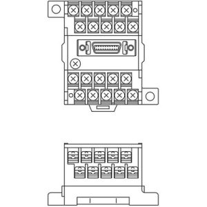 Bloco Terminal de Junção MR-J5/MR-J3 Mitsubishi Electric PS7DW-20V14B-F 20 pinos para Servo Acionamentos — SKU PS7DW-20V14B-F