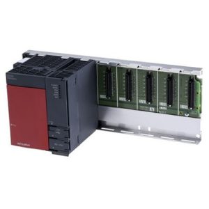 CPU PLC Universal MELSEC-Q QnU Mitsubishi Electric - Kit CPU, Fonte e Rack 5 Slots, 256 I/O, RS-232, USB, 10K Passos - Q00...