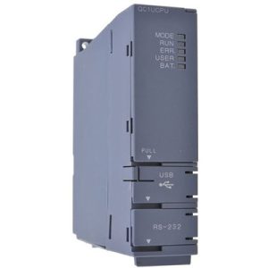 CPU PLC MELSEC-Q QnU Mitsubishi Electric Q01UCPU - Controlador Lógico Programável Universal, 1024 I/O, RS-232, USB, 15K Pa...