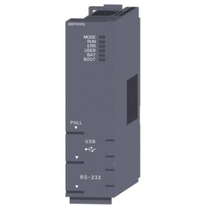 CPU PLC MELSEC-Q QnU Mitsubishi Electric 28Ksteps/112KB, 4096 I/O, USB/RS-232, 5Vdc, Montagem em Rack - Q02PHCPU - Q02PHCPU