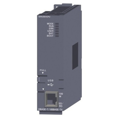 CPU PLC MELSEC-Q QnU Mitsubishi Electric Q04UDEHCPU-C, 40Ksteps, Ethernet, Revestimento Conformal CPU PLC MELSEC-Q QnU Mitsubishi Electric Q04UDEHCPU-C, 40Ksteps, Ethernet, Revestimento Conformal - Q04UDEHCPU-C