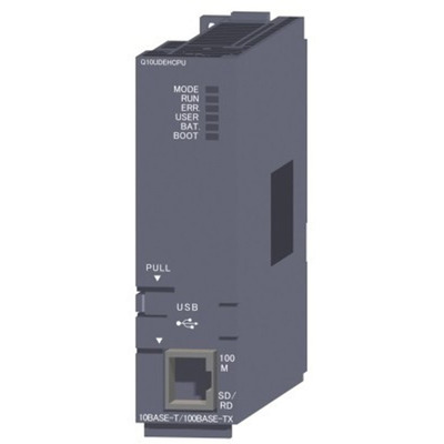 CPU PLC MELSEC-Q QnU Mitsubishi Electric Q10UDEHCPU-C, Controlador Lógico Programável Universal, 100K passos, Ethernet, Revestimento Conformal CPU PLC MELSEC-Q QnU Mitsubishi Electric Q10UDEHCPU-C, Controlador Lógico Programável Universal, 100K passos, Ethernet, Re...