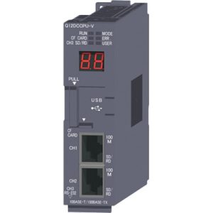 CPU PLC Programável MELSEC-Q QnU Mitsubishi Electric 128MB C-Language 5Vdc Q12DCCPU-V - Q12DCCPU-V