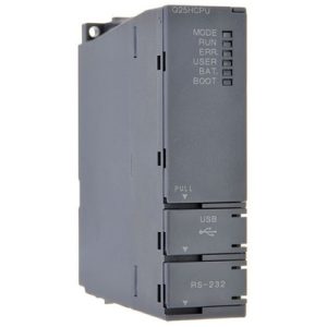 CPU PLC de Alto Desempenho MELSEC-Q QnU Mitsubishi Electric Q25HCPU, 252Ksteps, 4096 I/O, RS-232, USB - Q25HCPU