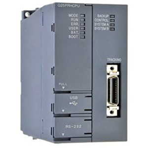 CPU PLC Redundante MELSEC-Q QnU Mitsubishi Electric 252Ksteps/1008KBytes, 4096 I/Os, RS-232, USB, Conformal Coating, 5Vdc ...