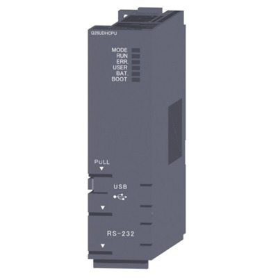 CPU PLC MELSEC-Q QnU Mitsubishi Electric Q26UDHCPU 260Ksteps, 4096 I/O, RS-232, USB, 5Vdc, Montagem em Rack CPU PLC MELSEC-Q QnU Mitsubishi Electric Q26UDHCPU 260Ksteps, 4096 I/O, RS-232, USB, 5Vdc, Montagem em Rack - Q26UDHCPU