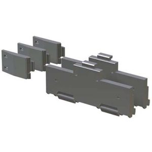 Adaptador para Trilho DIN Q6 para Rack 5 Slots Mitsubishi Electric Q6DIN2 — SKU Q6DIN2