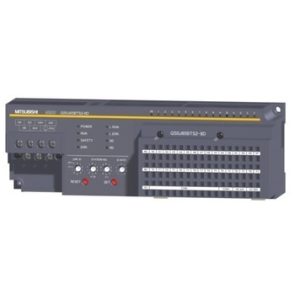 Módulo I/O Remoto CC-Link Safety MELSEC-QS Mitsubishi Electric 8DI (Duplo/Fonte) para Trilho DIN com Bornes Mola - QS0J65B...