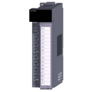 Módulo de Entrada Digital de Alta Velocidade MELSEC-Q QnU Mitsubishi Electric 16DI (24Vdc Sink) QX40H - QX40H
