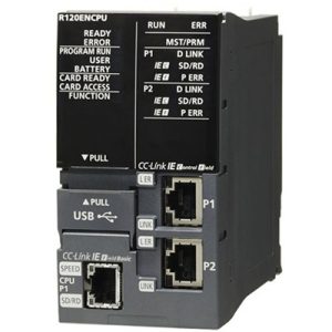 CPU PLC MELSEC iQ-R Mitsubishi Electric R04ENCPU, 40Ksteps, Ethernet, USB, CC-Link, 4096 I/O - R04ENCPU
