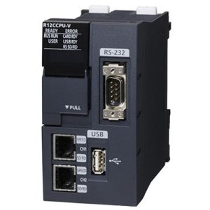 Módulo Controlador C MELSEC iQ-R Mitsubishi Electric CPU 256MB RAM Ethernet RS-232 USB R12CCPU-V - R12CCPU-V