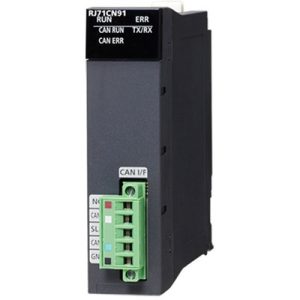 Módulo CANopen MELSEC iQ-R Mitsubishi Electric para comunicação CANopen montagem em rack RJ71CN91 - RJ71CN91