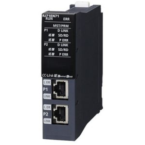 Módulo Interface Ethernet MELSEC iQ-R Mitsubishi RJ71EN71 para comunicação Ethernet, montagem em backplane/rack - RJ71EN71