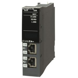 Módulo de Rede CC-Link IE Field MELSEC iQ-R Mitsubishi Electric RJ71GF11-T2-C com Revestimento Conformal para Montagem em ...