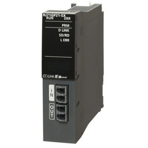 Módulo de Rede CC-Link IE MELSEC iQ-R Mitsubishi Electric RJ71GP21-SX para Montagem em Rack, Comunicação CC-Link - RJ71GP2...
