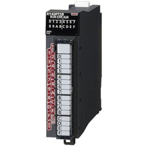 Módulo de Saídas Digitais MELSEC iQ-R Mitsubishi Electric RY40PT5B-C 16DO 24Vdc com Diagnóstico e Revestimento Conformal S...