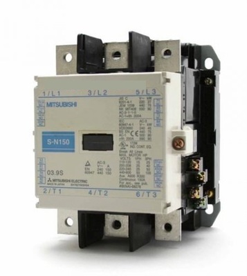 Contator Reversor MS-N Mitsubishi Electric S-N180 AC200V 180A 3P 200-240Vca 2NA+2NF Montagem Superfície Contator Reversor MS-N Mitsubishi Electric S-N180 AC200V 180A 3P 200-240Vca 2NA+2NF Montagem Superfície - S-N180 AC200V