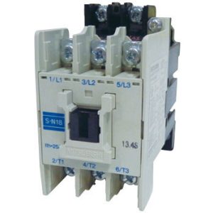 Contator Magnético Compacto MS-N Mitsubishi Electric 16A 3P 120Vca DOL/FVNR Conexão Bornes S-N18CX AC120V - S-N18CX AC120V
