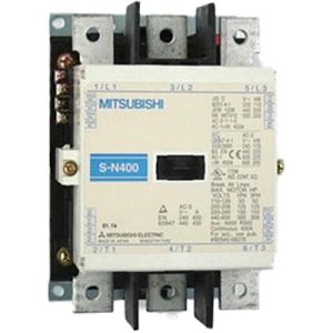 Contator Magnético MS-N Mitsubishi Electric S-N400 AC200V 400A (AC-3) 3P 220kW (440Vac) 2NO+2NC 200-240Vac - S-N400 AC200V