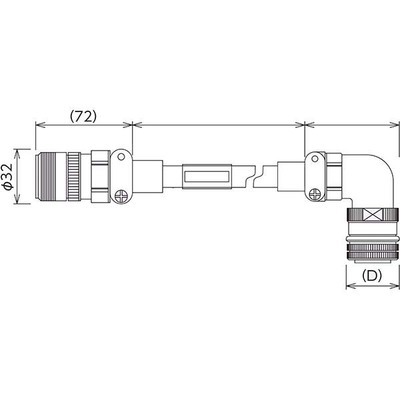 Cabo de Força para Servo Motor Mitsubishi Electric SC-PWC5JCBL10M-A1H, 10m, Conexão Amplificador/Motor, Alta Flexão Cabo de Força para Servo Motor Mitsubishi Electric SC-PWC5JCBL10M-A1H, 10m, Conexão Amplificador/Motor, Alta Flexão - SC-P...
