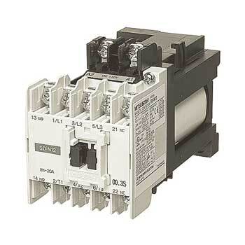 Contator Magnético MS-N Mitsubishi Electric SD-N12CX DC24V 12A (AC-3) 3P 1NA+1NF 24Vdc Trilho DIN Contator Magnético MS-N Mitsubishi Electric SD-N12CX DC24V 12A (AC-3) 3P 1NA+1NF 24Vdc Trilho DIN - SD-N12CX DC24V