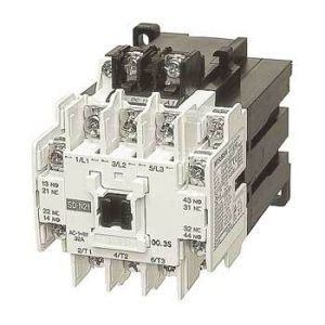 Contator MS-N Mitsubishi Electric SD-N21 DC125V 22A (AC-3) 3P 11kW (440V) 2NA+2NF DIN/Superfície - SD-N21 DC125V