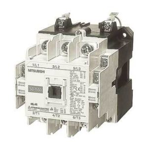 Contator Magnético MS-N Mitsubishi Electric SD-N50 DC24V 50A (AC-3) 3P 2NO+2NC 22kW/30HP - SD-N50 DC24V
