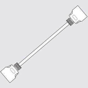 Cabo de Alimentação e Comunicação para CNC Mitsubishi Electric - Série PLC - 35cm - SH21-0.35M - SH21-0.35M