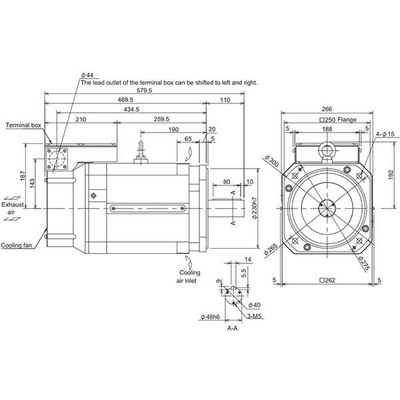 Motor Spindle Mitsubishi Electric Série SJ-V, 15kW, 1500rpm, 70Nm, Eixo Reto, Encoder Absoluto, IP44, 200Vac - SJ-V15-01M(F) Motor Spindle Mitsubishi Electric Série SJ-V, 15kW, 1500rpm, 70Nm, Eixo Reto, Encoder Absoluto, IP44, 200Vac - SJ-V15-01M(...